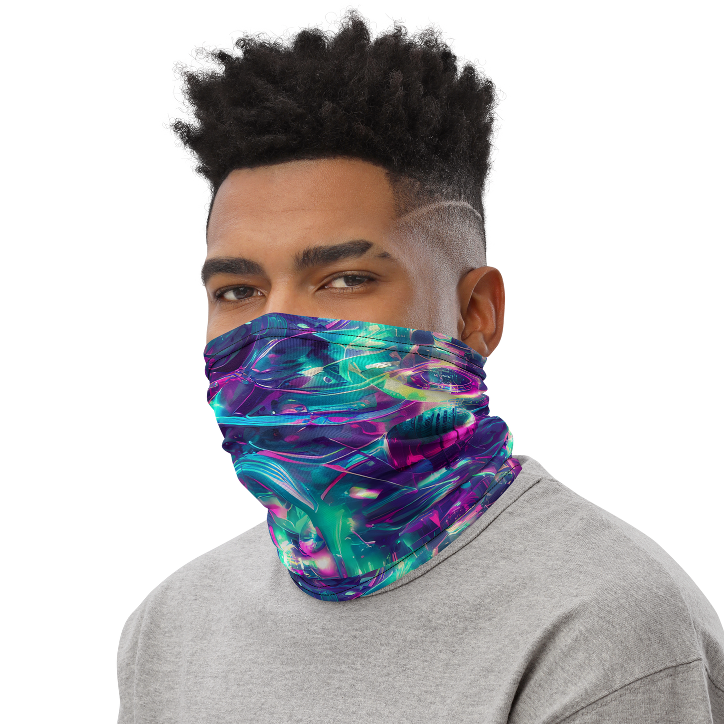 Neck Gaiter - Synthwave Surge