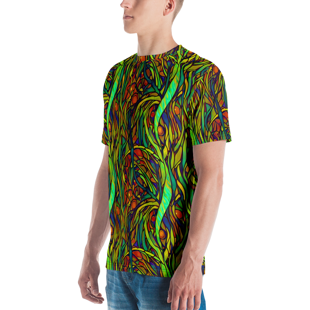 Men's Crew Neck T-Shirt - Cosmic Garden