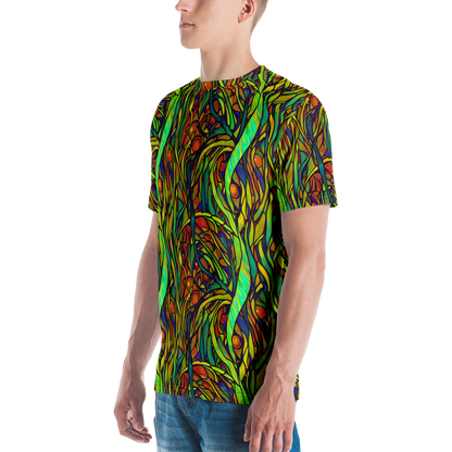 Men's Crew Neck T-Shirt - Cosmic Garden