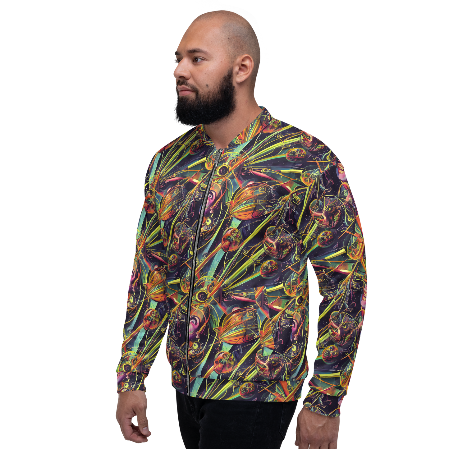 Bomber Jacket - Psychedelic Deep Space