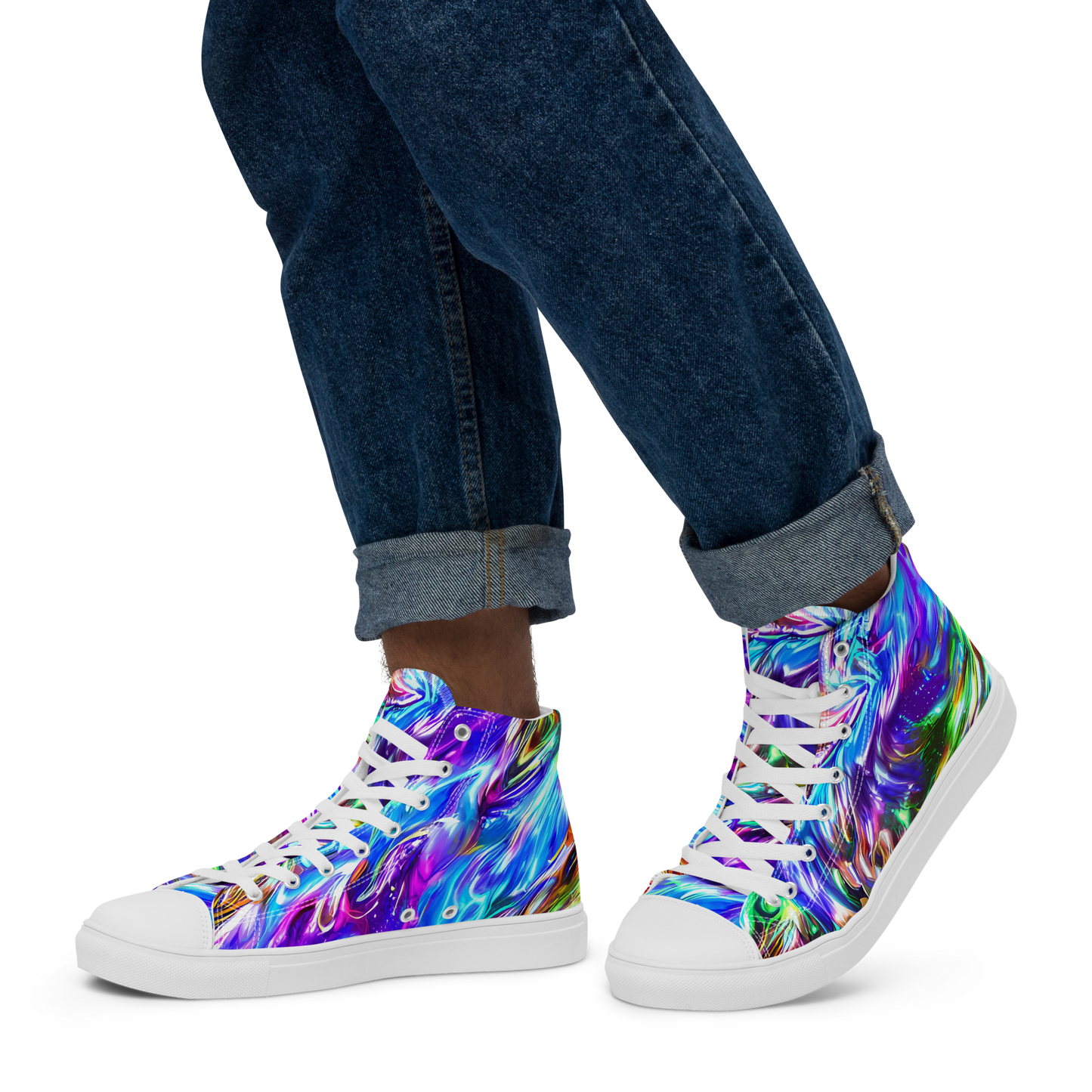 Men's High Top Canvas Shoes - Faini Whirlwind