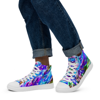 Men's High Top Canvas Shoes - Faini Whirlwind