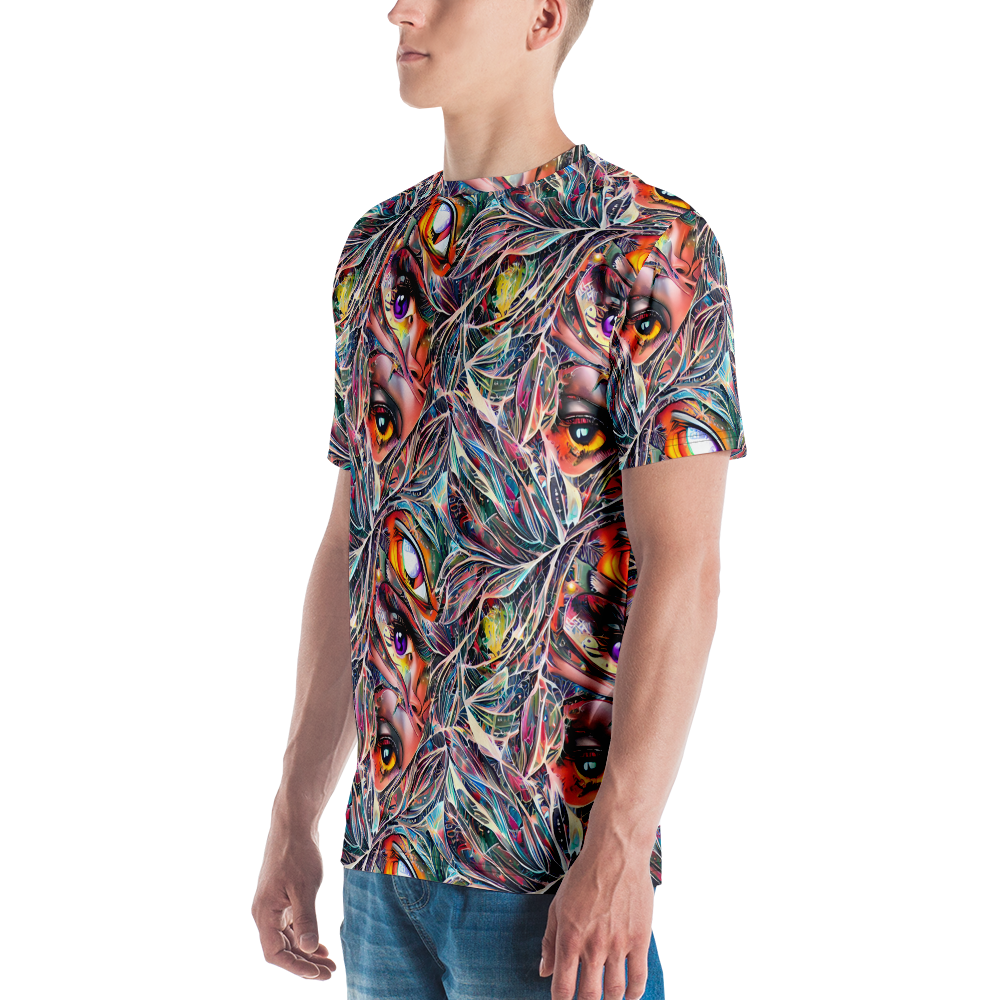 Men's Crew Neck T-Shirt - Prismatic Reverie