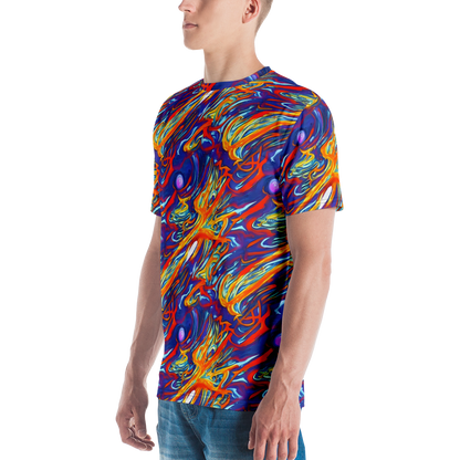 Men's Crew Neck T-Shirt - Galactic Ember