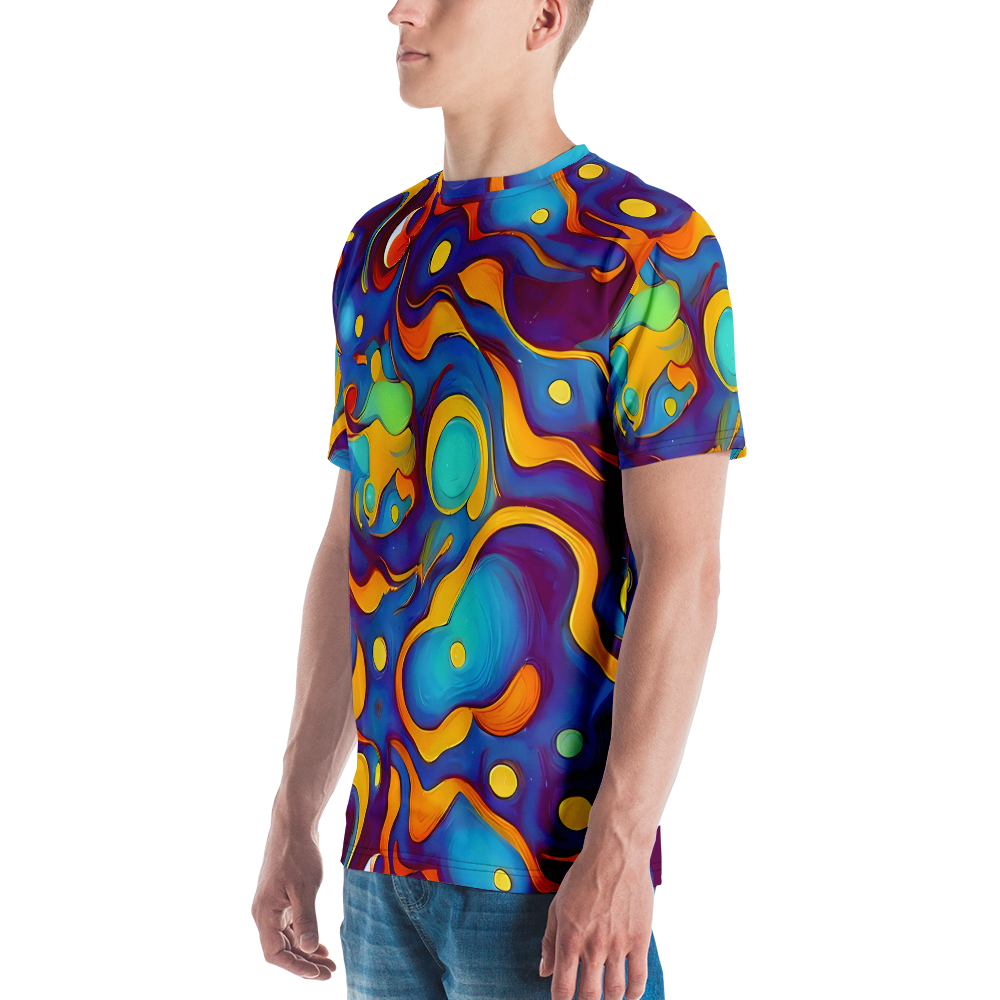 Men's Crew Neck T-Shirt - Pelton Swirl