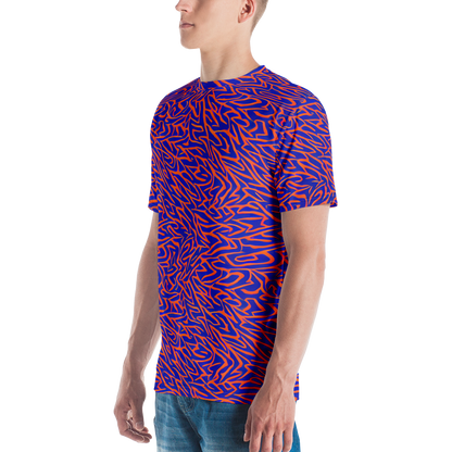 Men's Crew Neck T-Shirt - Sapphire Swirl