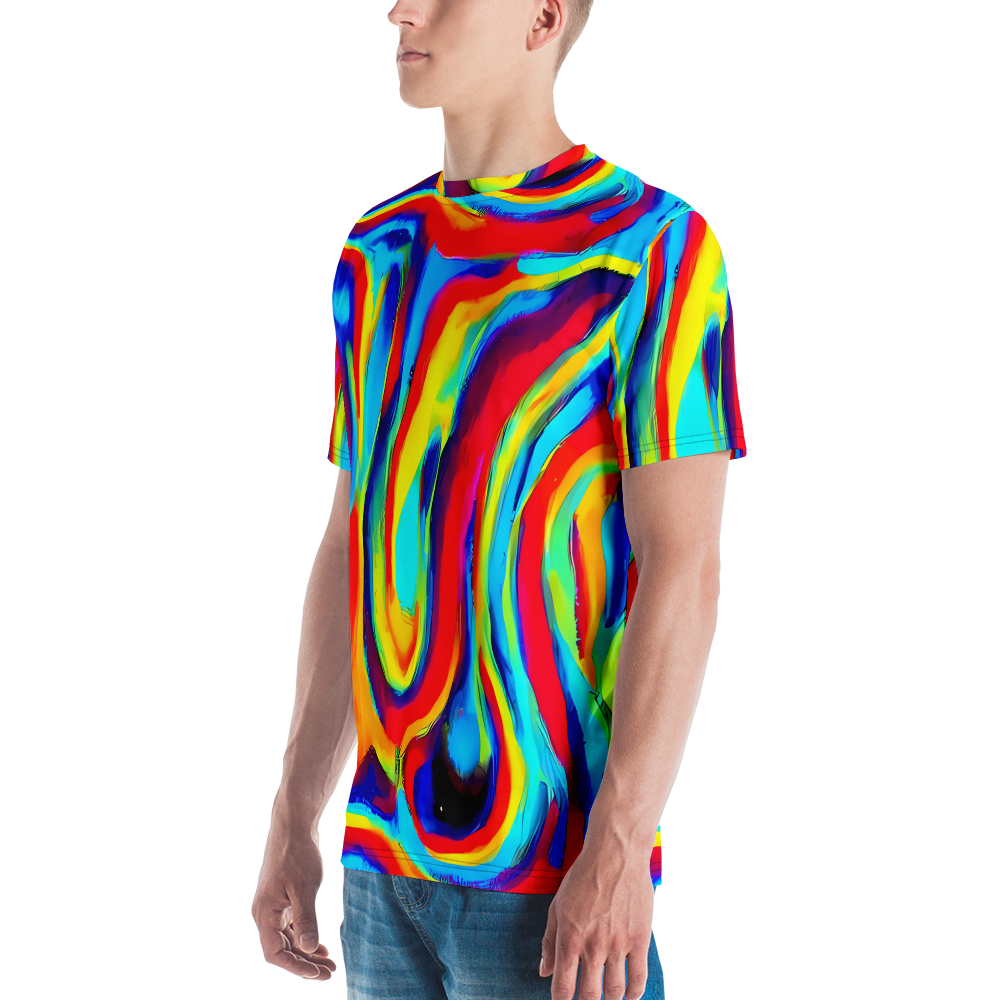 Men's Crew Neck T-Shirt - Stael Swirls