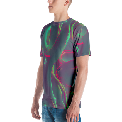 Men's Crew Neck T-Shirt - Neon Whisper