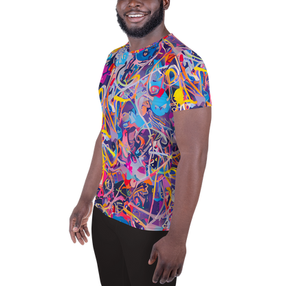 Men's Athletic T-Shirt - Vibrant Fusion