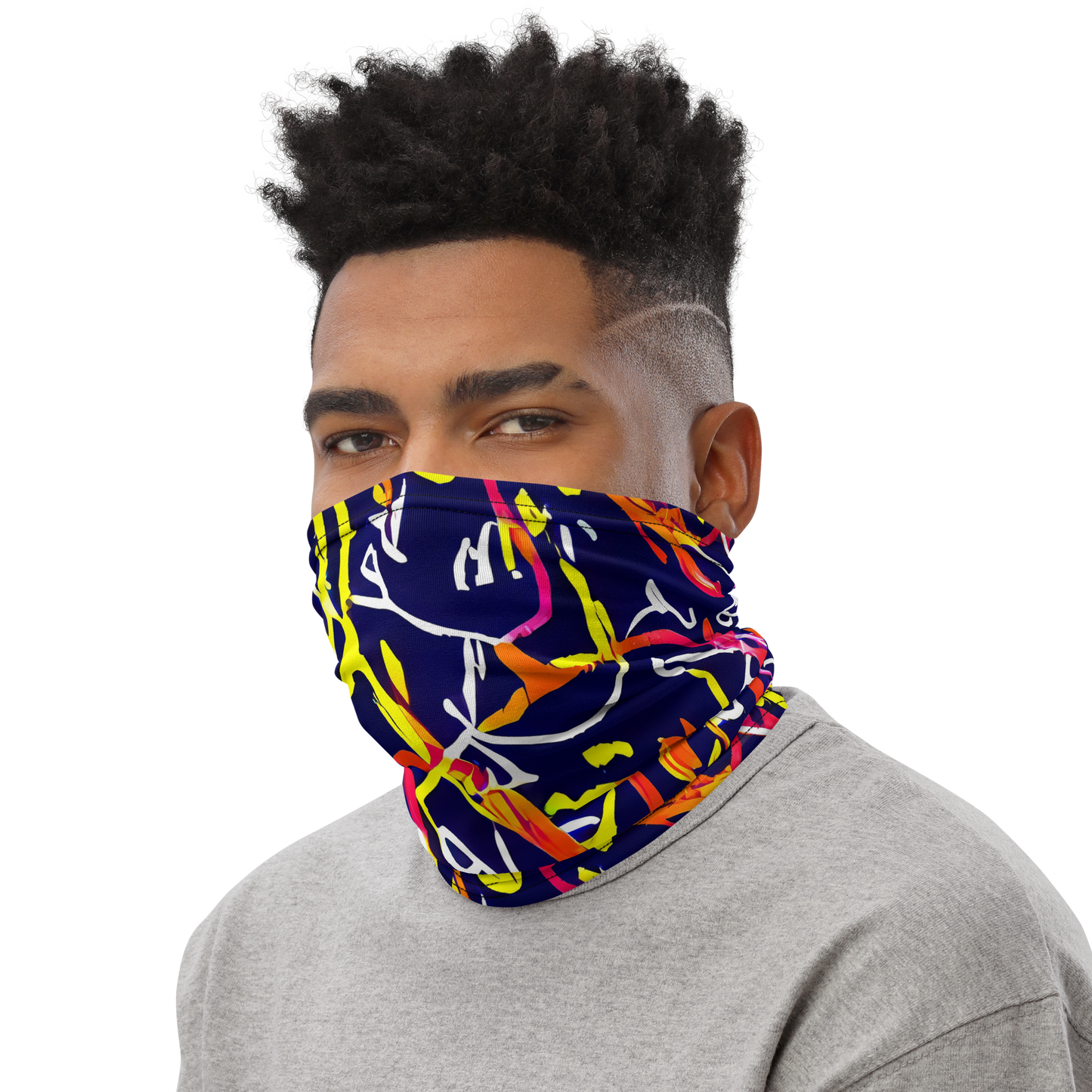 Neck Gaiter - Neon Currents