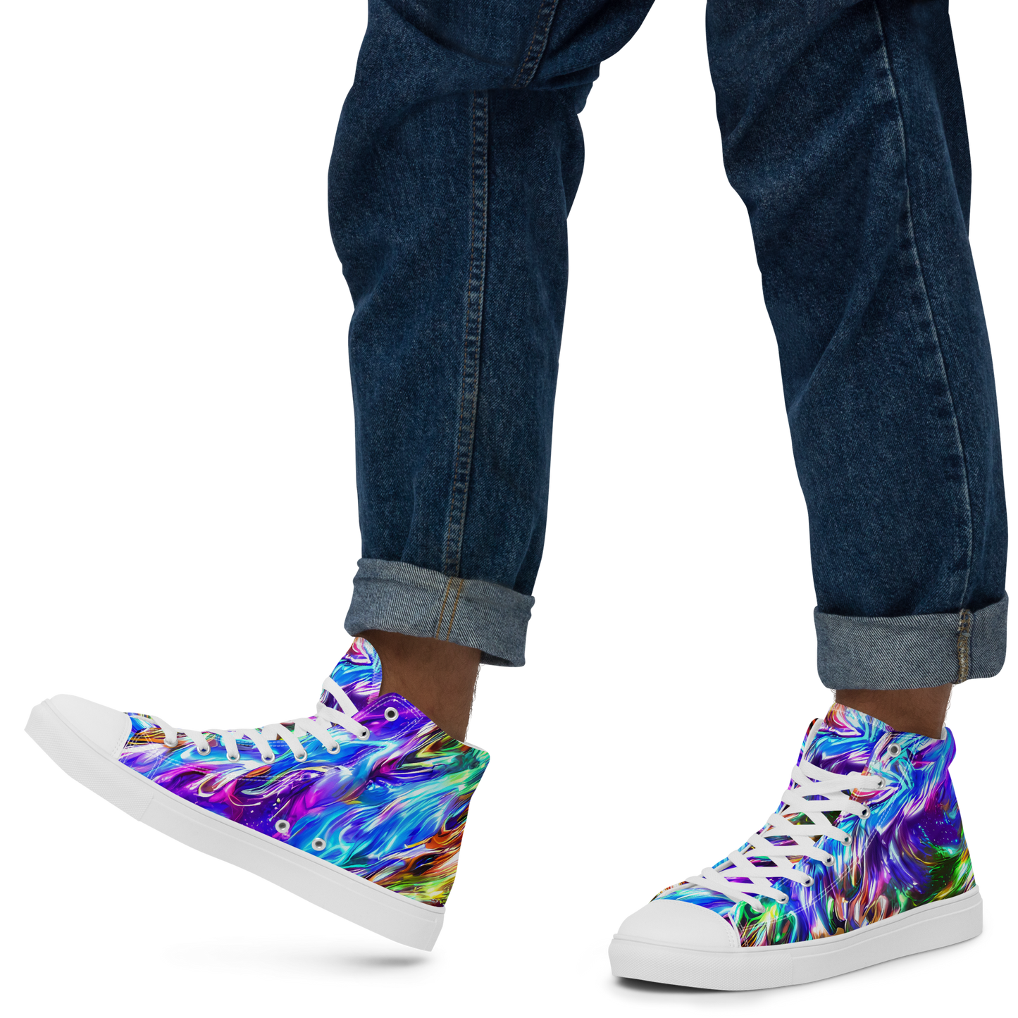 Men's High Top Canvas Shoes - Faini Whirlwind