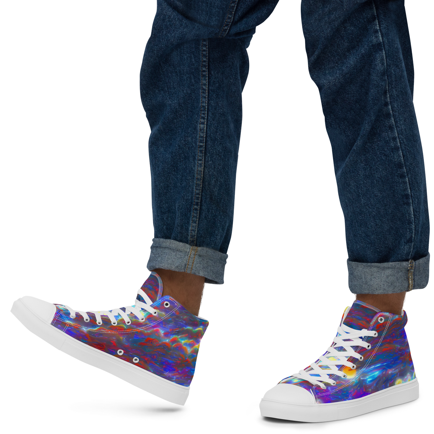 Men's High Top Canvas Shoes - Orion Ripple