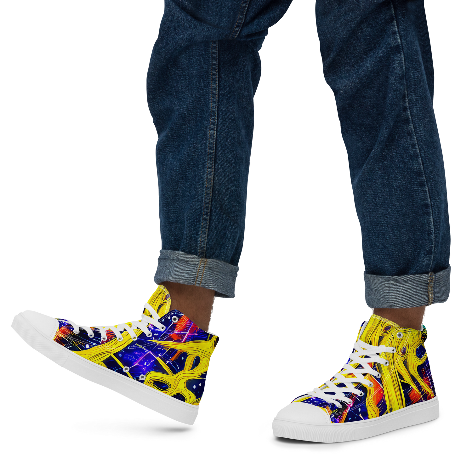 Men's High Top Canvas Shoes - Galli's Fusion