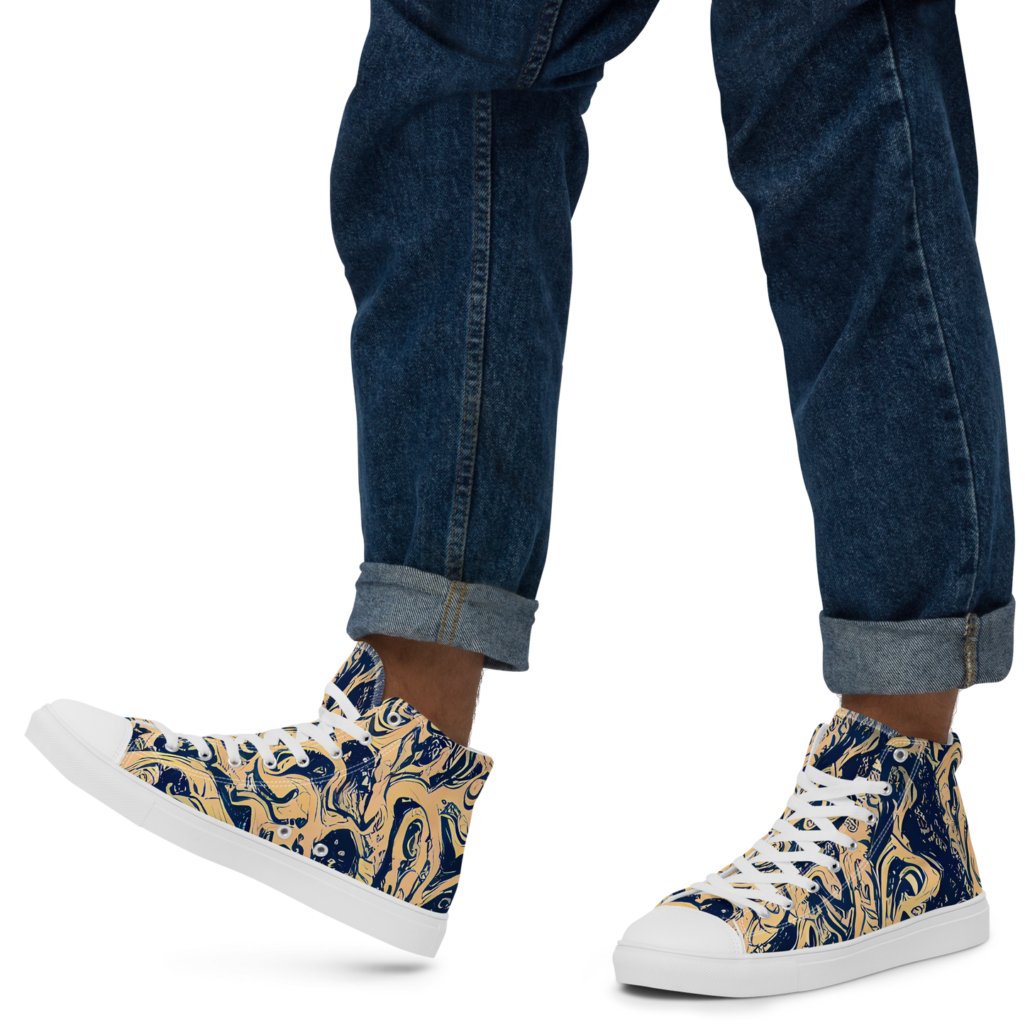 Men's High Top Canvas Shoes - Doré Dreams