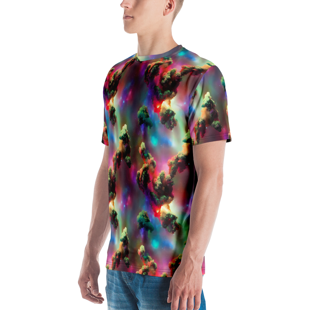 Men's Crew Neck T-Shirt - Nebula Dreams