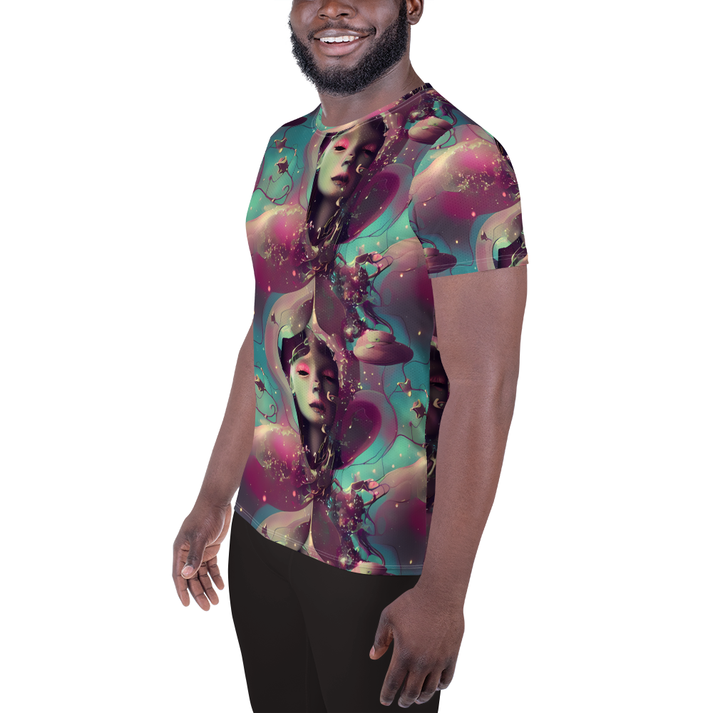 Men's Athletic T-Shirt - Nouveau Galaxy