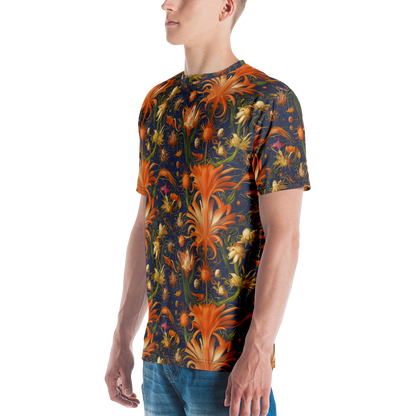 Men's Crew Neck T-Shirt - Stellar Blooms