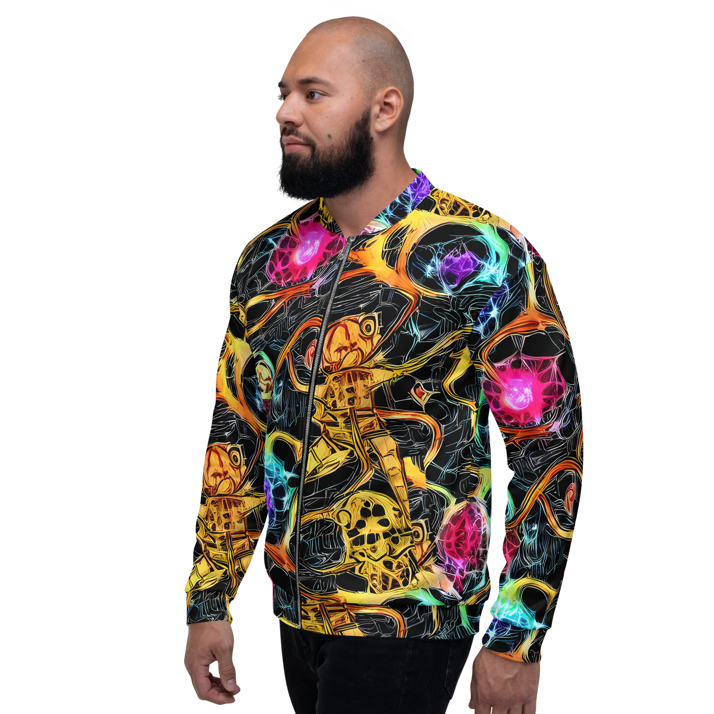 Bomber Jacket - Psychedelic Pulsar