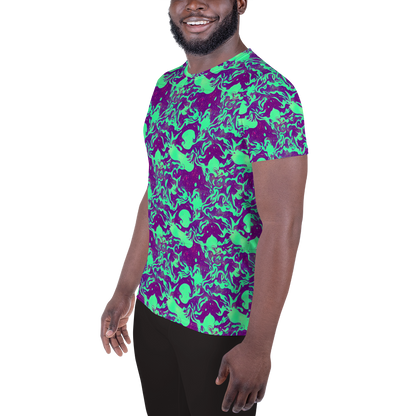 Men's Athletic T-Shirt - Alien Ripples