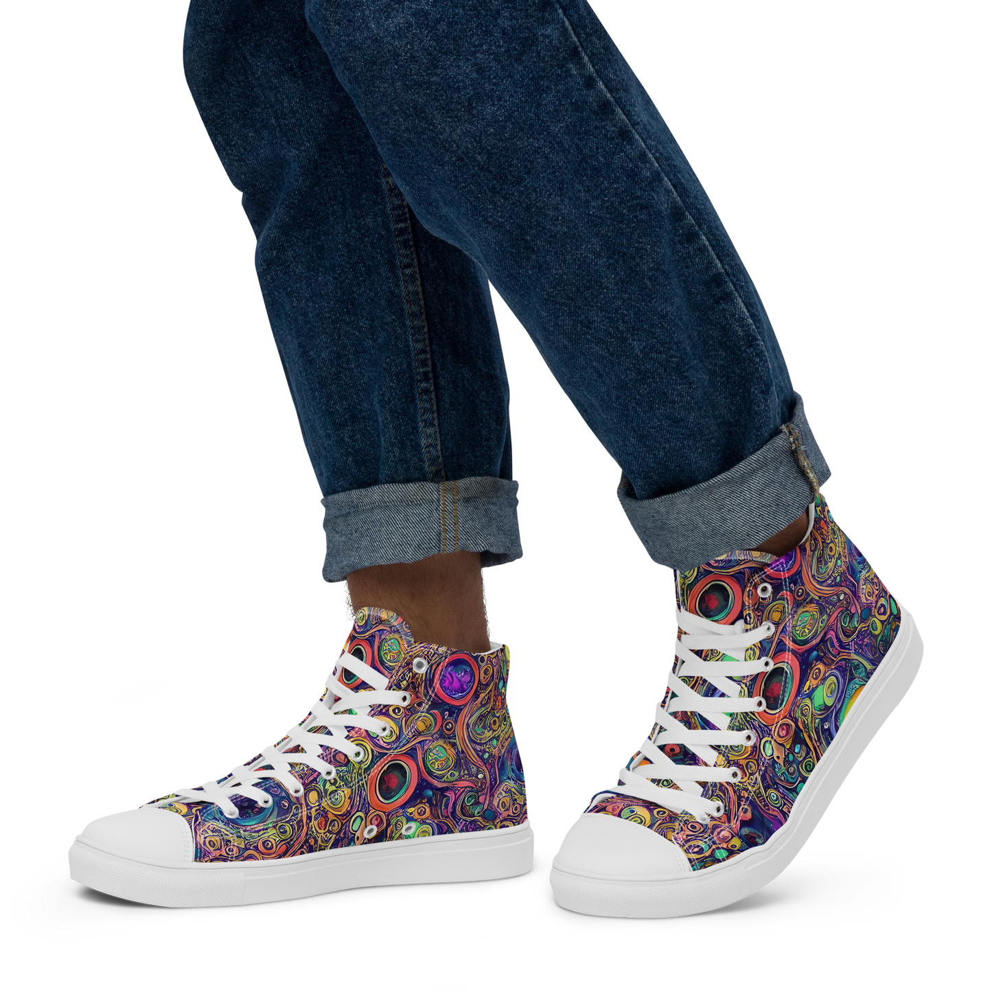 Men's High Top Canvas Shoes - Jansson's Nebula