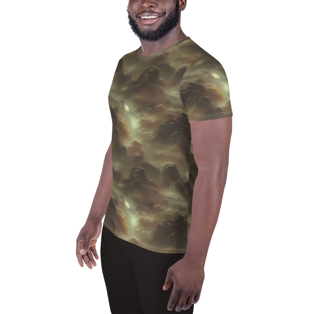 Men's Athletic T-Shirt - Celestial Dreamscape