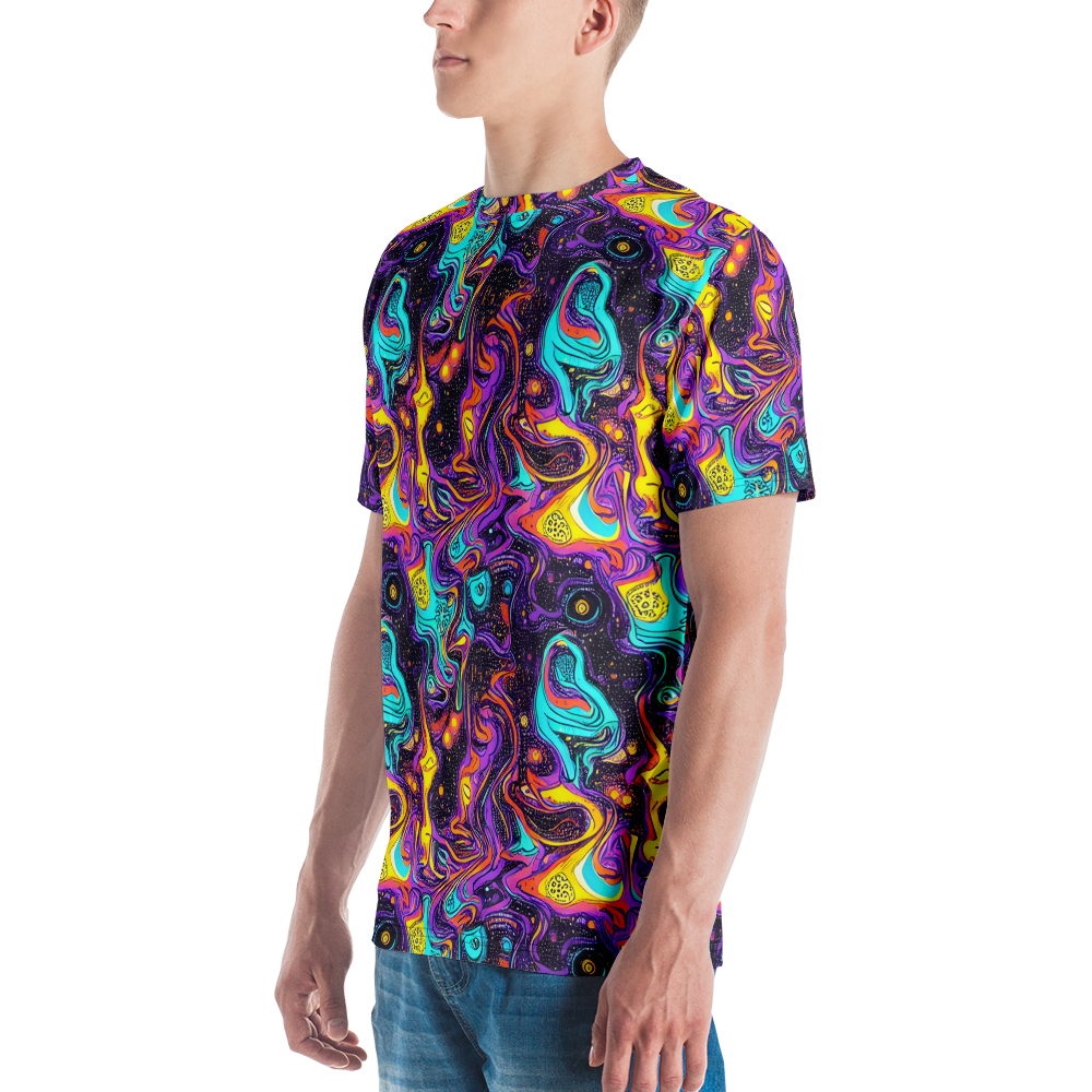 Men's Crew Neck T-Shirt - Hutty Nebula