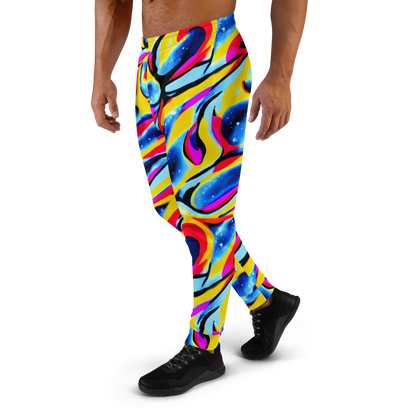 Men’s Joggers - Electric Dreamscape