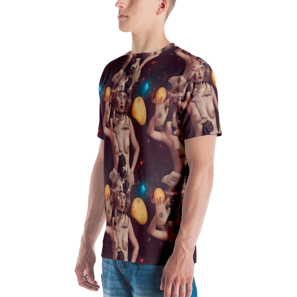 Men's Crew Neck T-Shirt - Nebula Siren