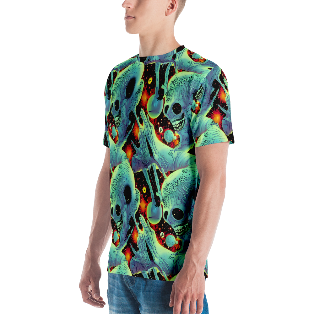 Men's Crew Neck T-Shirt - Galactic Grotesque