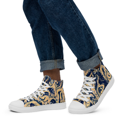 Men's High Top Canvas Shoes - Doré Dreams