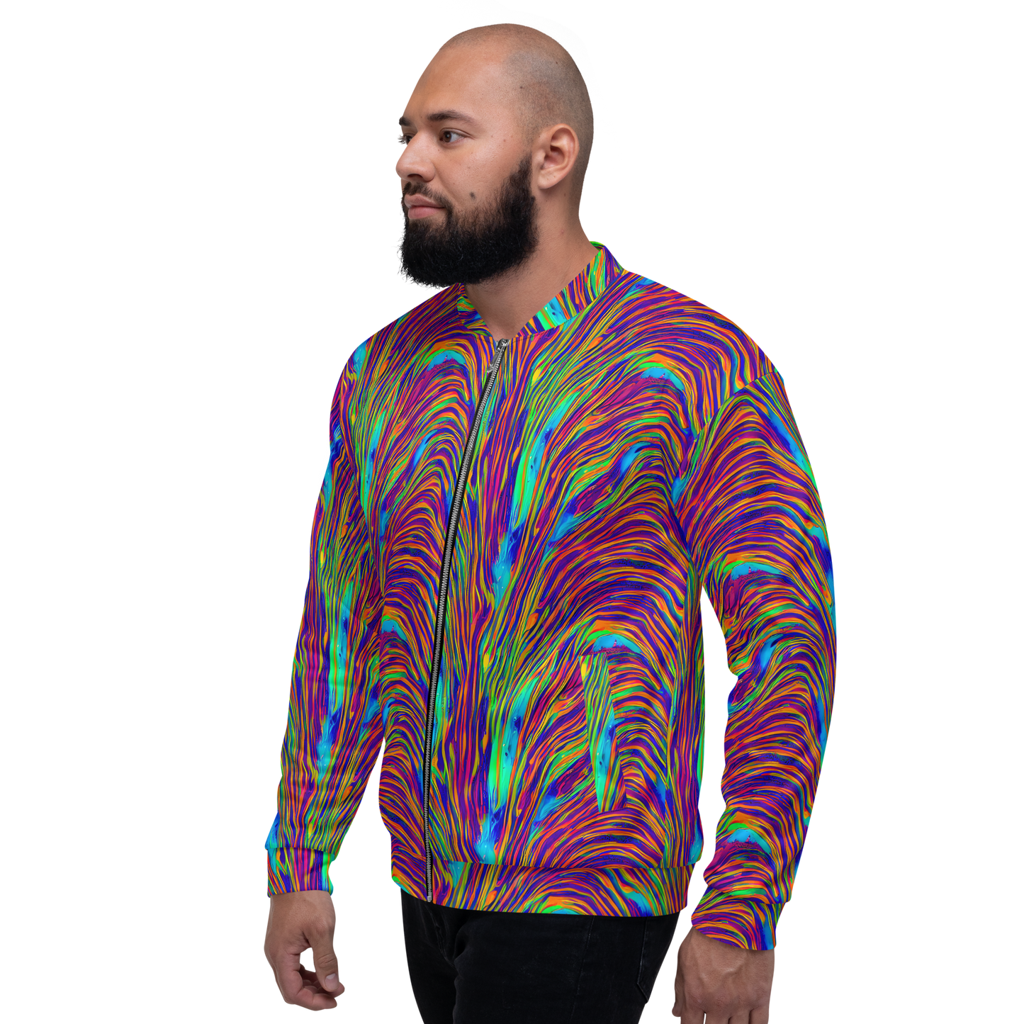 Bomber Jacket - Lux Waves