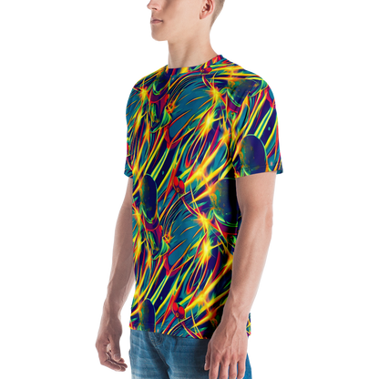 Men's Crew Neck T-Shirt - Cosmic Inferno