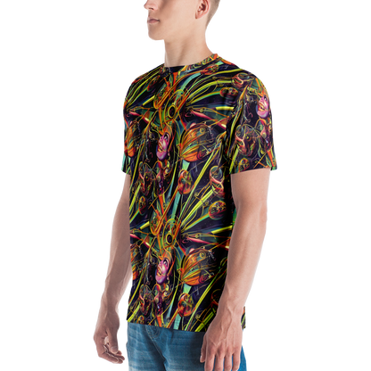 Men's Crew Neck T-Shirt - Psychedelic Deep Space