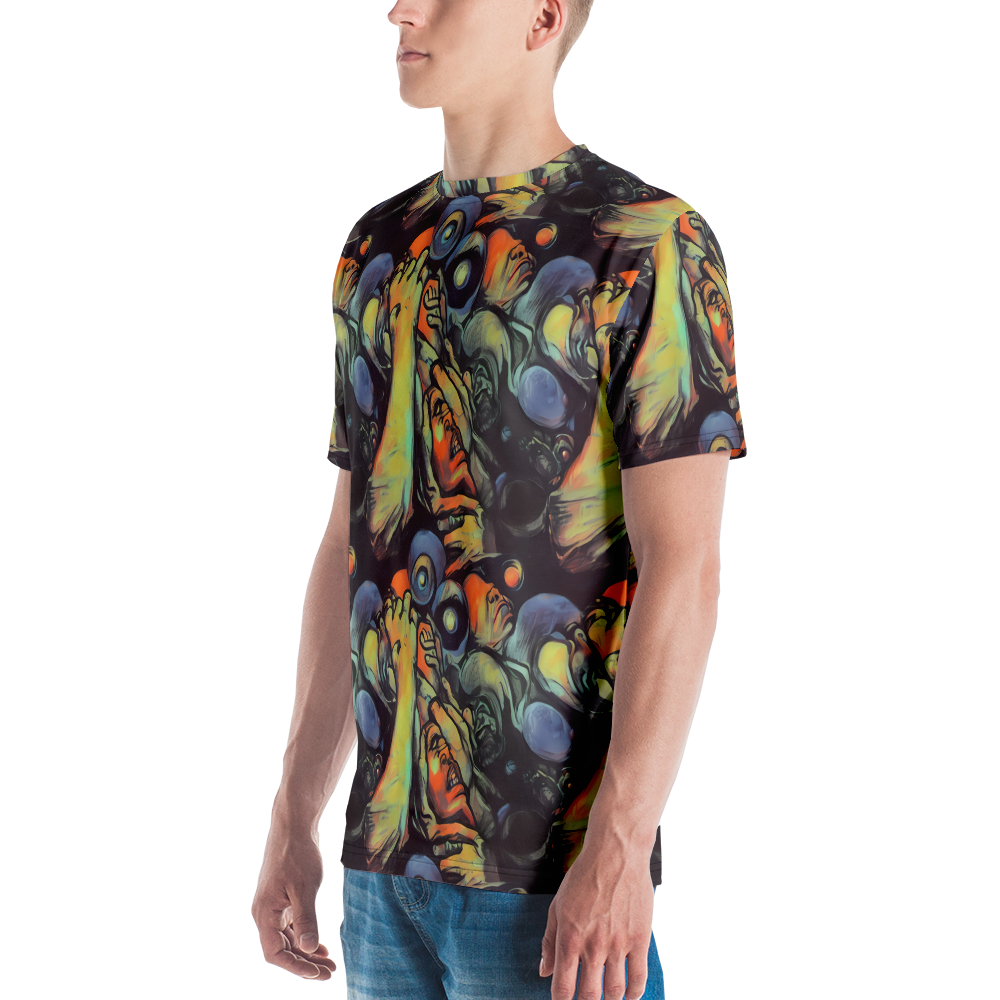 Men's Crew Neck T-Shirt - Cosmic Scream