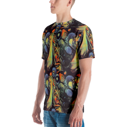 Men's Crew Neck T-Shirt - Cosmic Scream