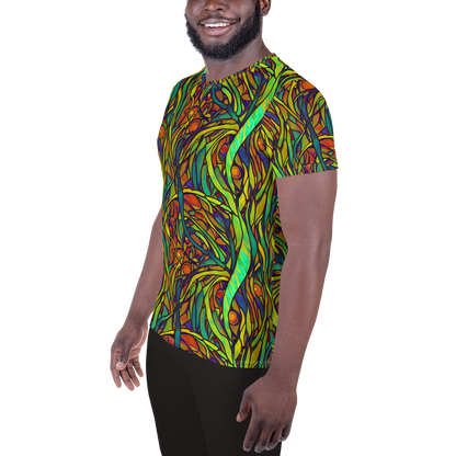 Men's Athletic T-Shirt - Cosmic Garden