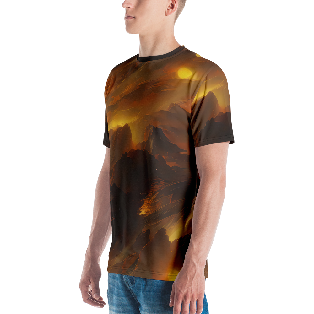 Men's Crew Neck T-Shirt - Sunset Shores