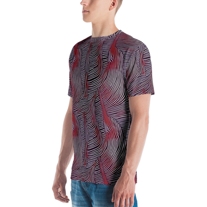 Men's Crew Neck T-Shirt - Nebula Waves