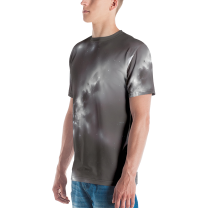 Men's Crew Neck T-Shirt - Silver Nebula