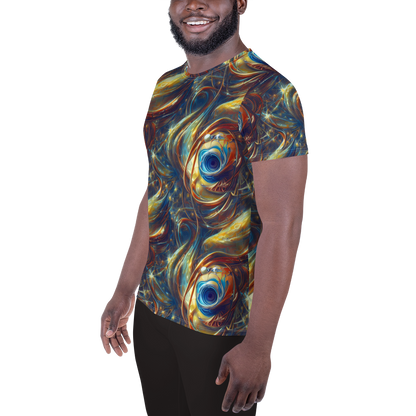 Men's Athletic T-Shirt - Celestial Vortex