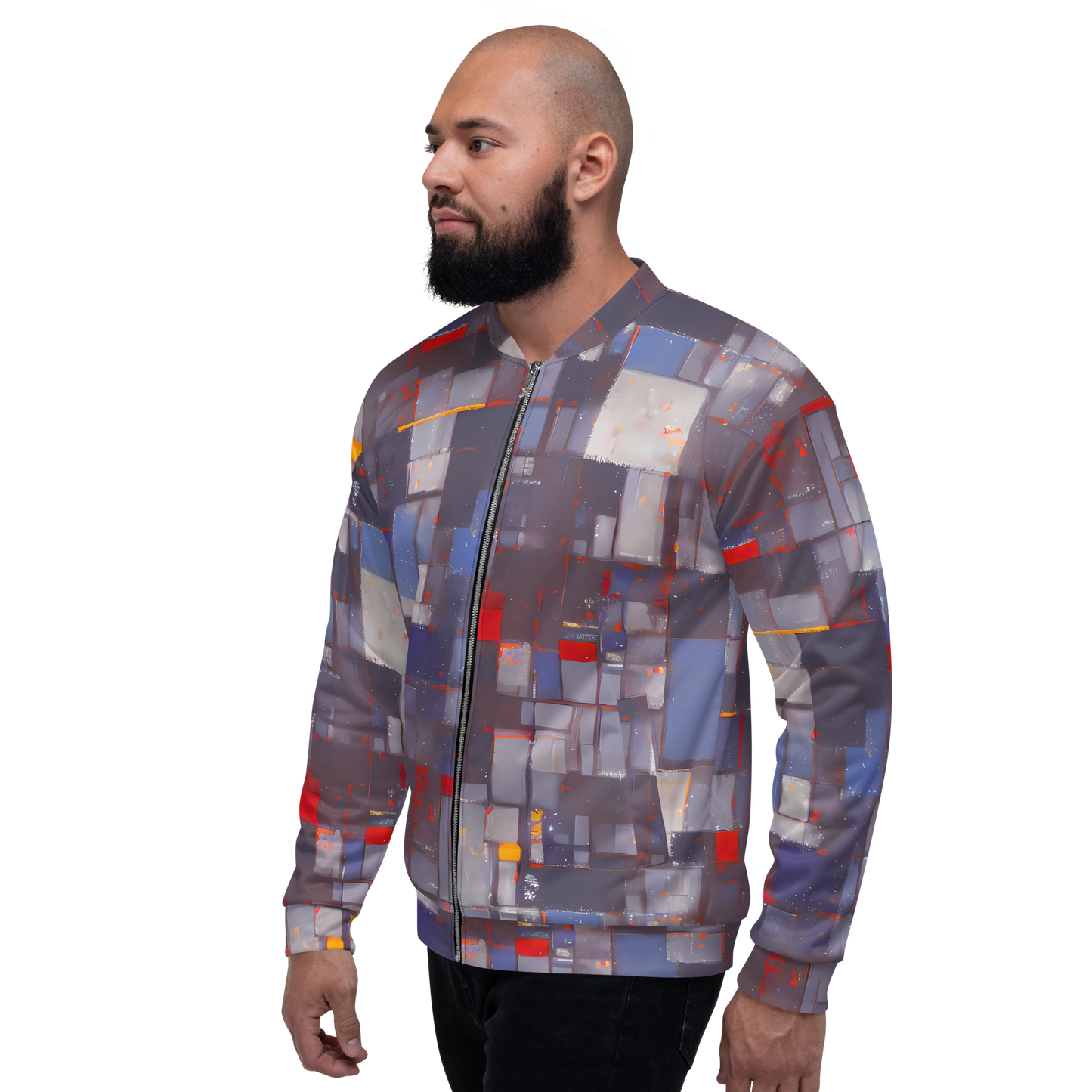 Bomber Jacket - Cubist Rhythm