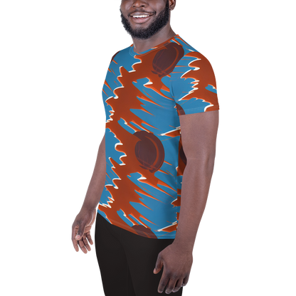 Men's Athletic T-Shirt - Desert Vortex