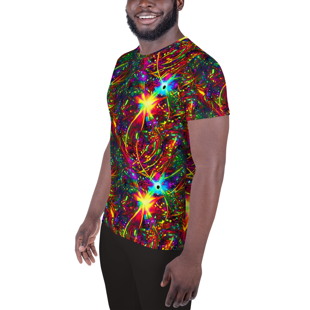 Men's Athletic T-Shirt - Stellar Burst