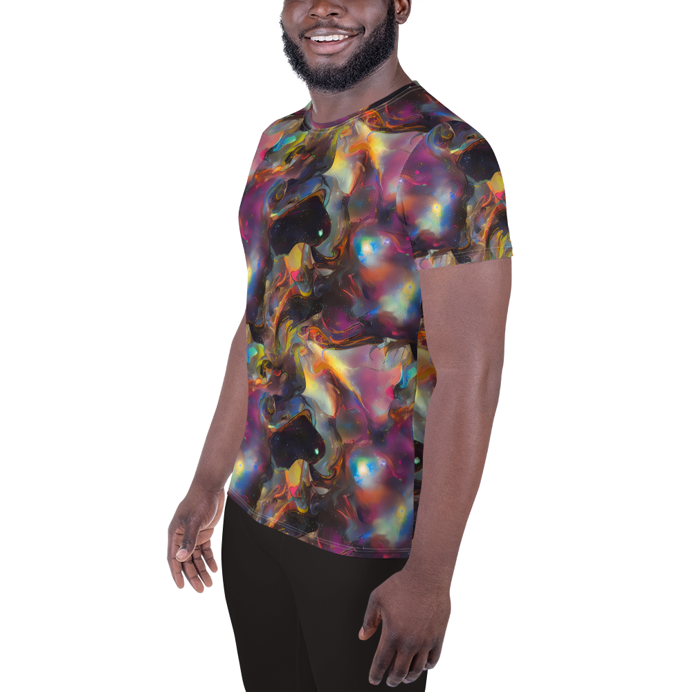 Men's Athletic T-Shirt - Cosmic Fusion