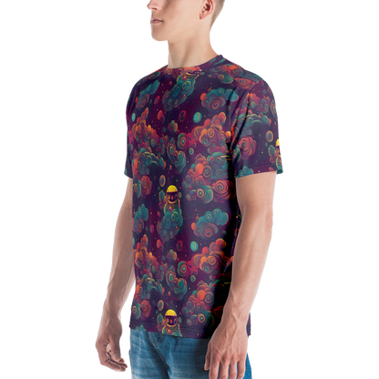 Men's Crew Neck T-Shirt - Nebula Dreamscape