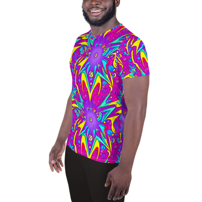 Men's Athletic T-Shirt - Nebula Radiance