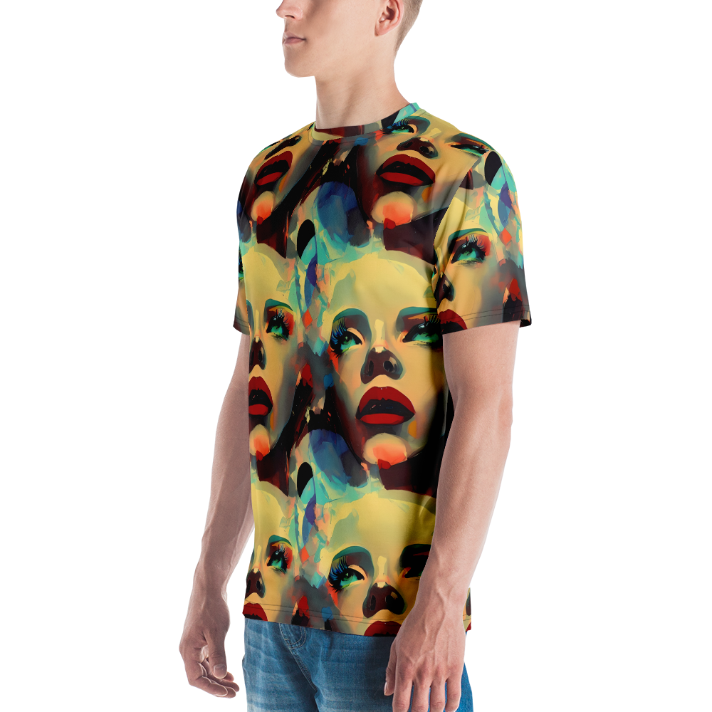 Men's Crew Neck T-Shirt - Astral Reflections