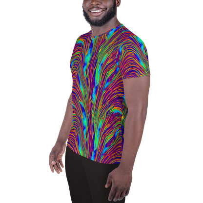 Men's Athletic T-Shirt - Lux Waves