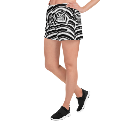 Women’s Athletic Shorts - Dupain Swirl