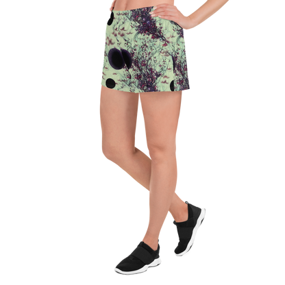 Women’s Athletic Shorts - Celestial Bloom